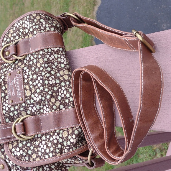 ๐VINTAGE๐ UNIONBAY Ditsy Floral Corduroy Fabric Shoulder Bag - Picture 6 of 16